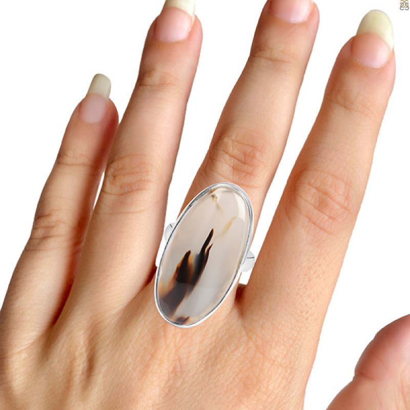 Montana Agate Ring-R-Size-8 MTA-2-101