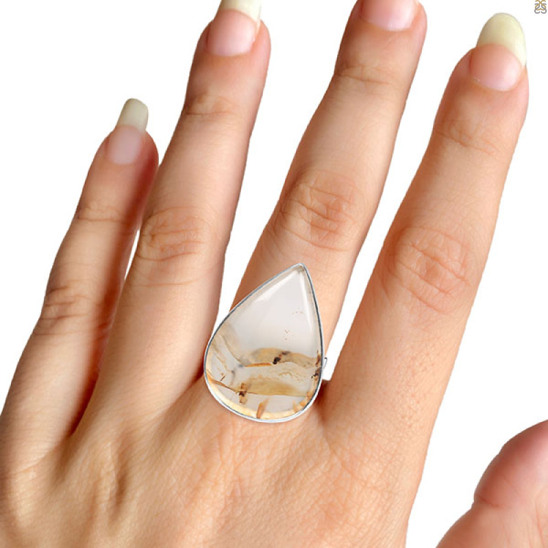 Montana Agate Ring-R-Size-8 MTA-2-92