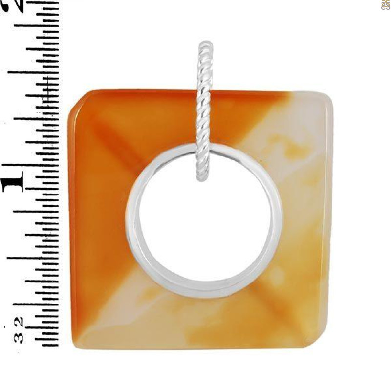 Montana Agate Donut Pendant-SP MTAA-1-101