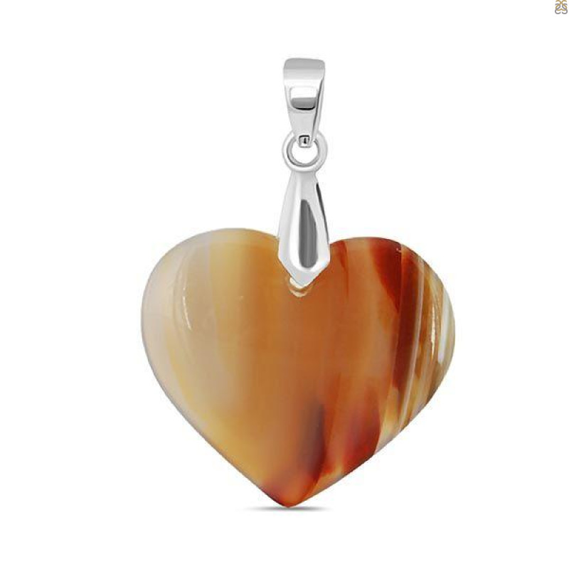 Montana Agate Drill Pendant-SP MTAA-1-261