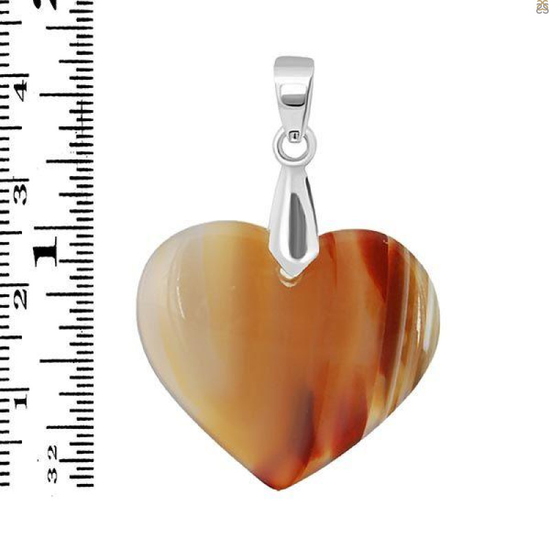 Montana Agate Drill Pendant-SP MTAA-1-261