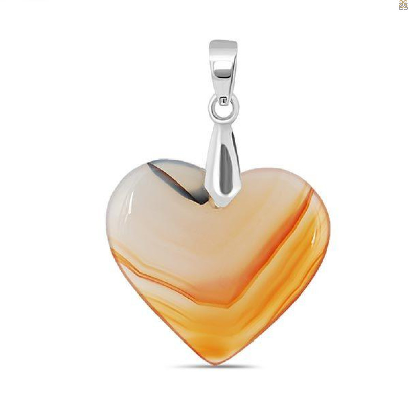 Montana Agate Drill Pendant-SP MTAA-1-264
