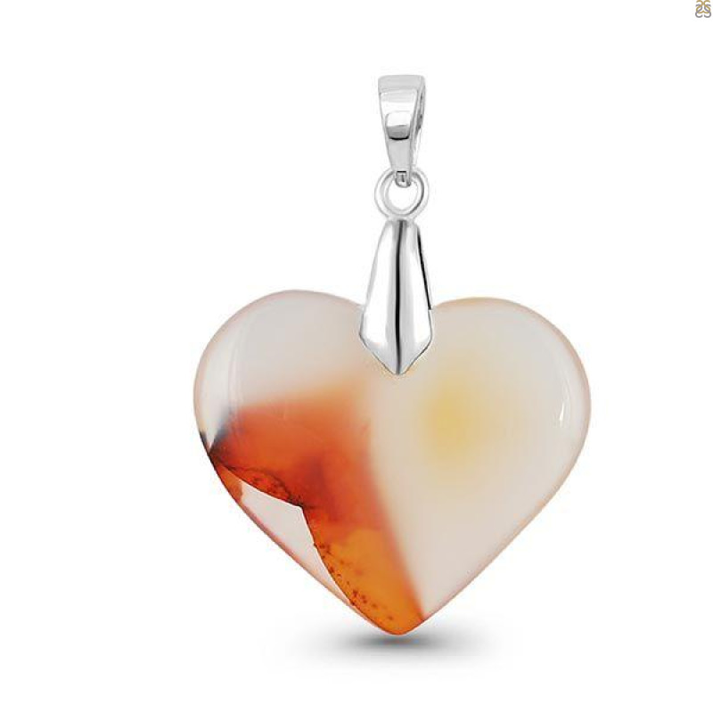Montana Agate Drill Pendant-SP MTAA-1-273
