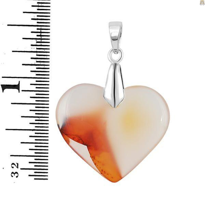Montana Agate Drill Pendant-SP MTAA-1-273