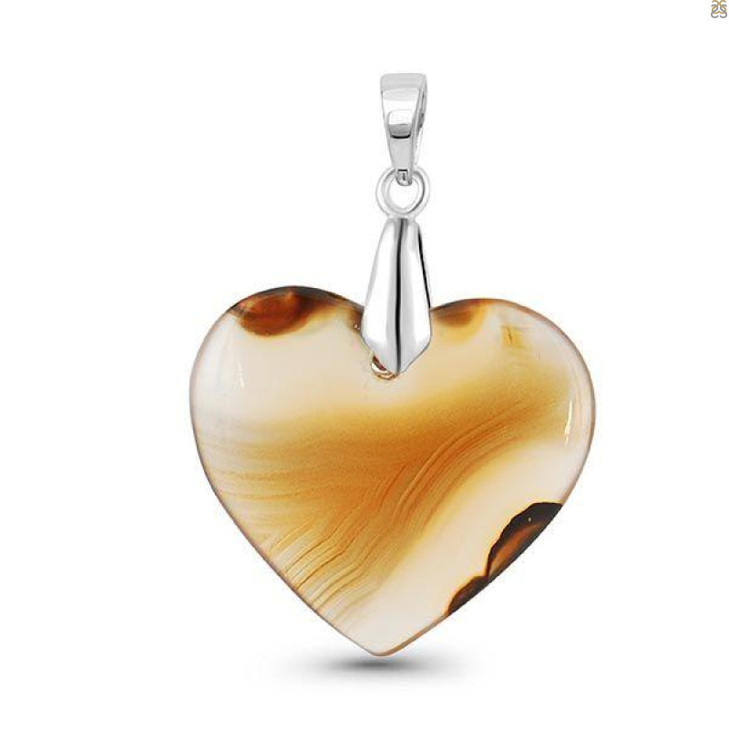 Montana Agate Drill Pendant-SP MTAA-1-280