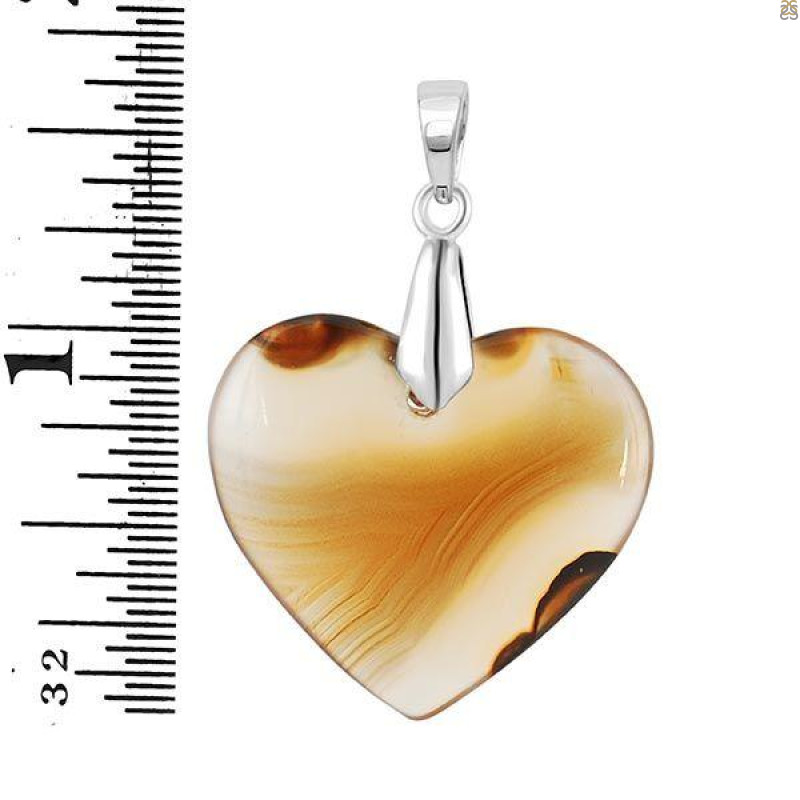 Montana Agate Drill Pendant-SP MTAA-1-280