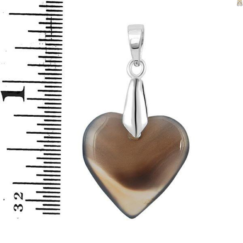 Montana Agate Drill Pendant-SP MTAA-1-287
