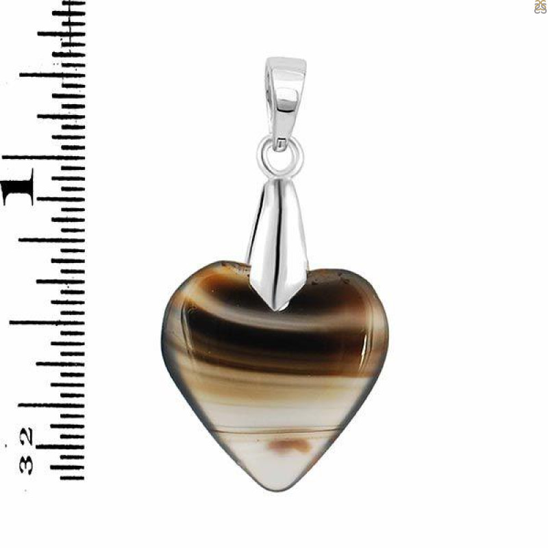 Montana Agate Drill Pendant-SP MTAA-1-288