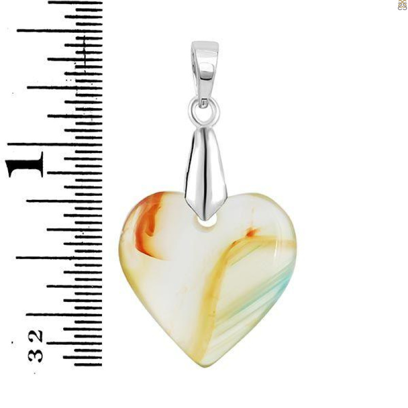 Montana Agate Drill Pendant-SP MTAA-1-293