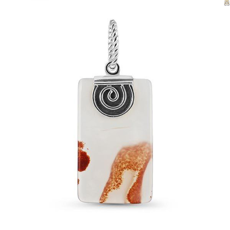 Montana Agate Drill Pendant-SP MTAA-1-356