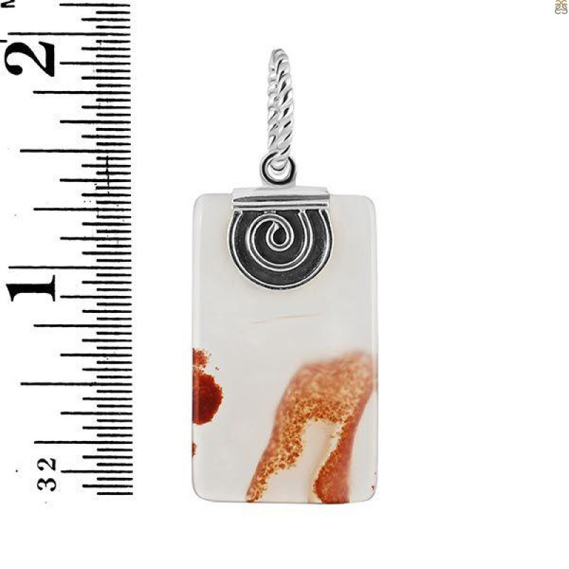 Montana Agate Drill Pendant-SP MTAA-1-356