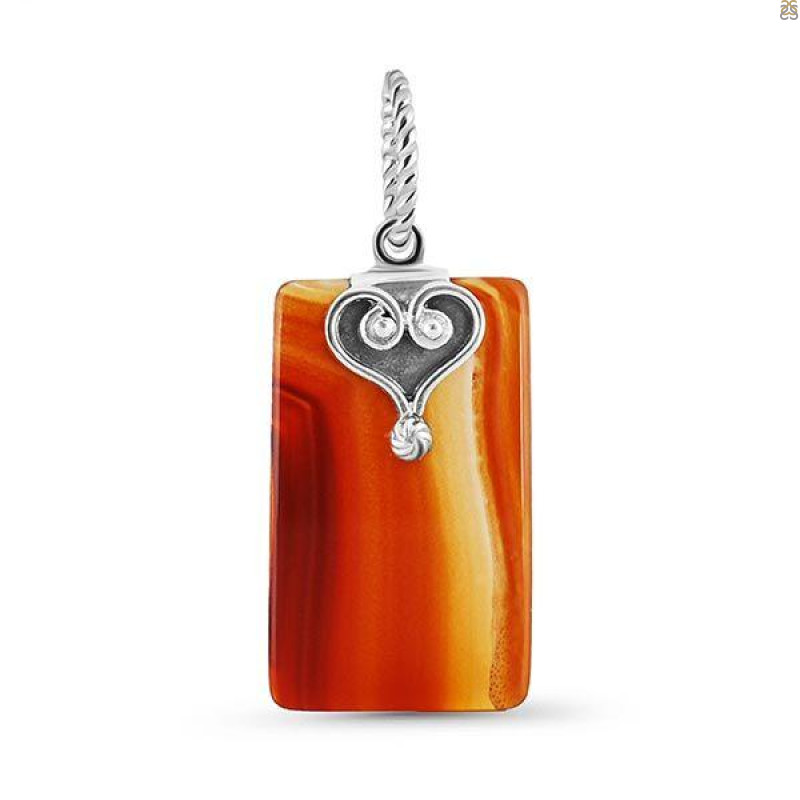 Montana Agate Drill Pendant-SP MTAA-1-359