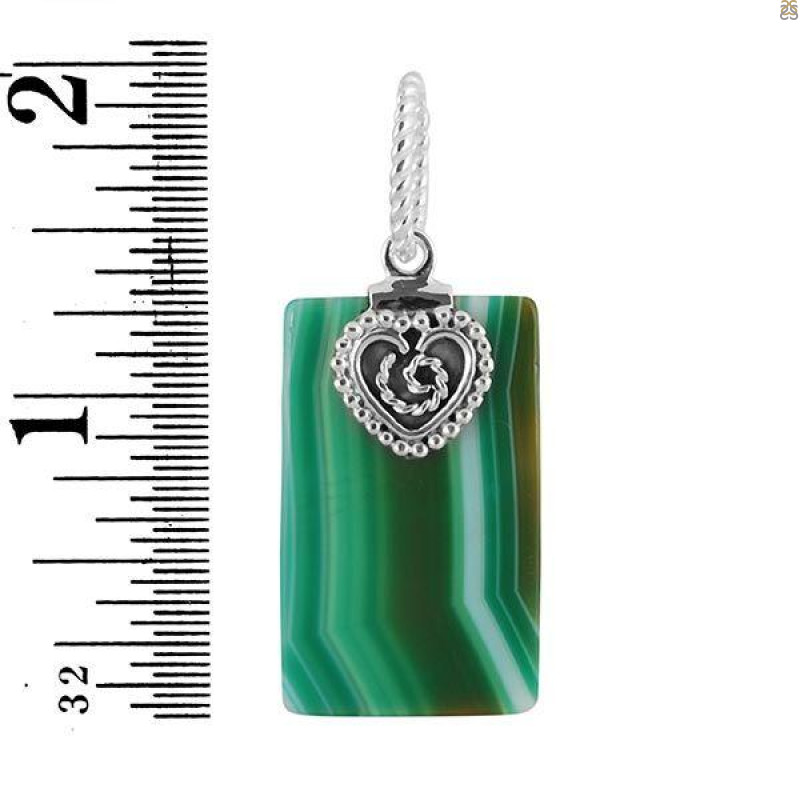 Montana Agate Drill Pendant-SP MTAA-1-375