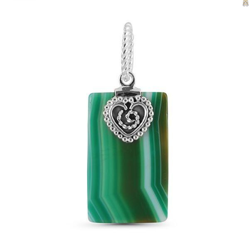 Montana Agate Drill Pendant-SP MTAA-1-375