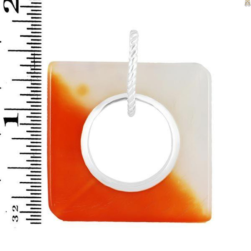 Montana Agate Donut Pendant-SP MTAA-1-93