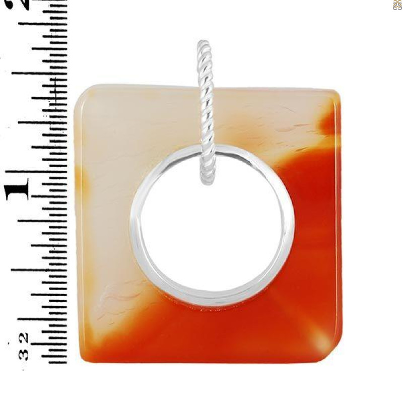 Montana Agate Donut Pendant-SP MTAA-1-94