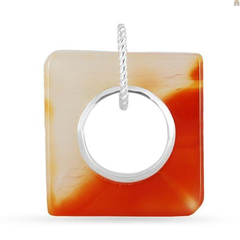 Montana Agate Donut Pendant-SP MTAA-1-94