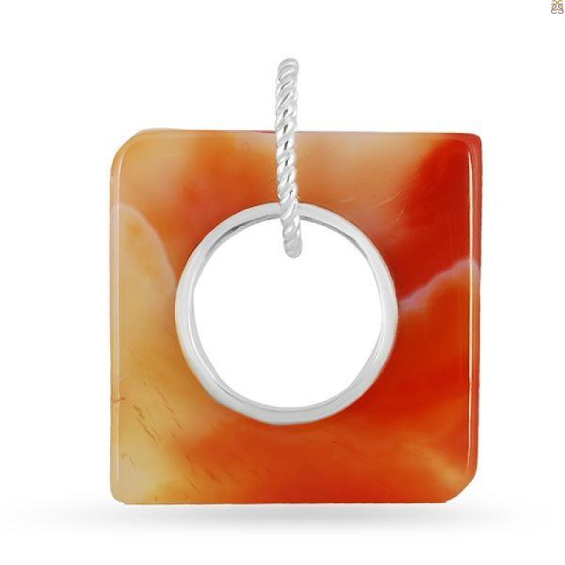 Montana Agate Donut Pendant-SP MTAA-1-96