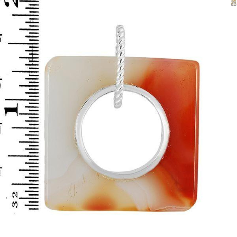 Montana Agate Donut Pendant-SP MTAA-1-98