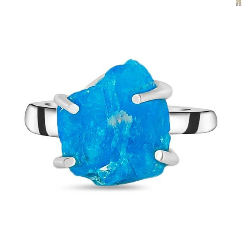 Neon Apatite Rough Adjustable Ring-ADJ-R NAR-2-112