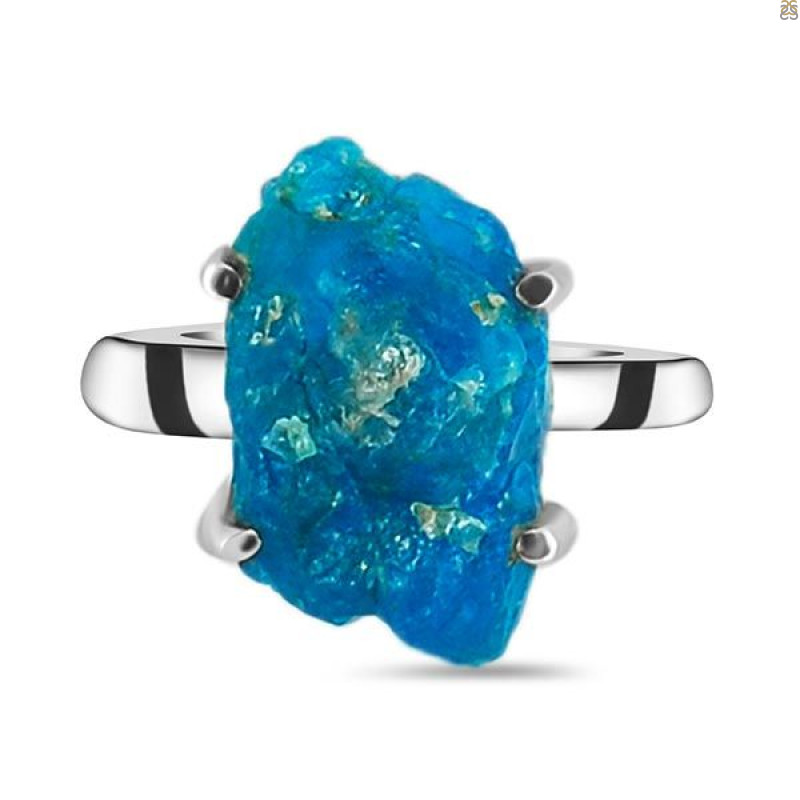 Neon Apatite Rough Adjustable Ring-ADJ-R NAR-2-118