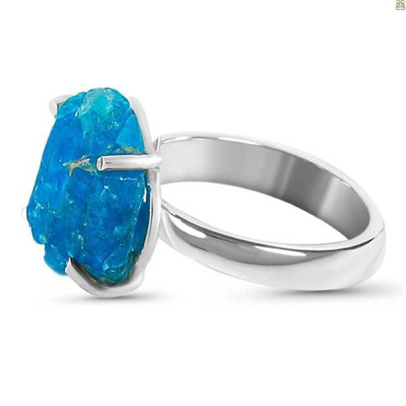 Neon Apatite Rough Adjustable Ring-ADJ-R NAR-2-12
