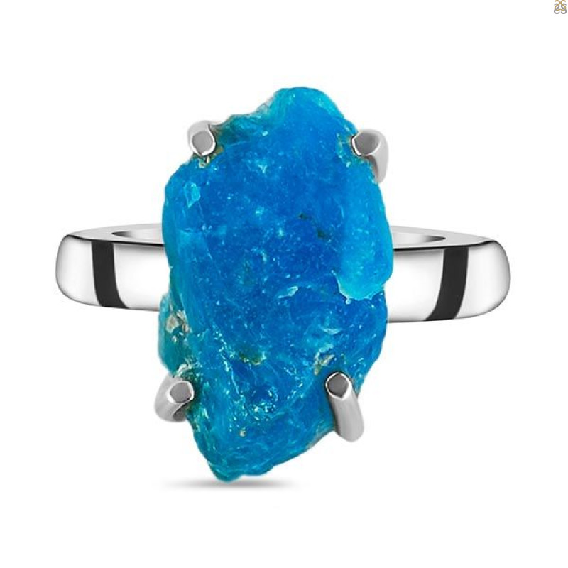 Neon Apatite Rough Adjustable Ring-ADJ-R NAR-2-120