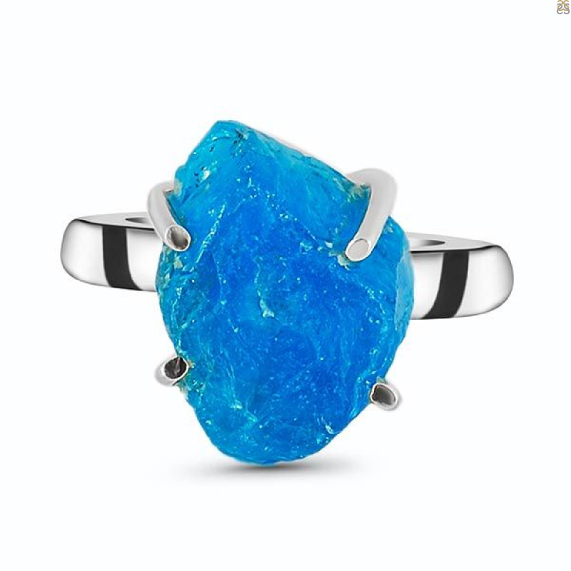 Neon Apatite Rough Adjustable Ring-ADJ-R NAR-2-13
