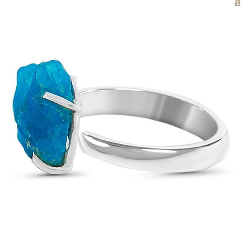 Neon Apatite Rough Adjustable Ring-ADJ-R NAR-2-138