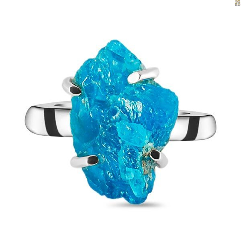 Neon Apatite Rough Adjustable Ring-ADJ-R NAR-2-22