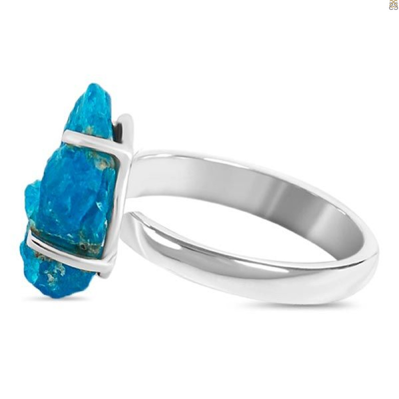 Neon Apatite Rough Adjustable Ring-ADJ-R NAR-2-22