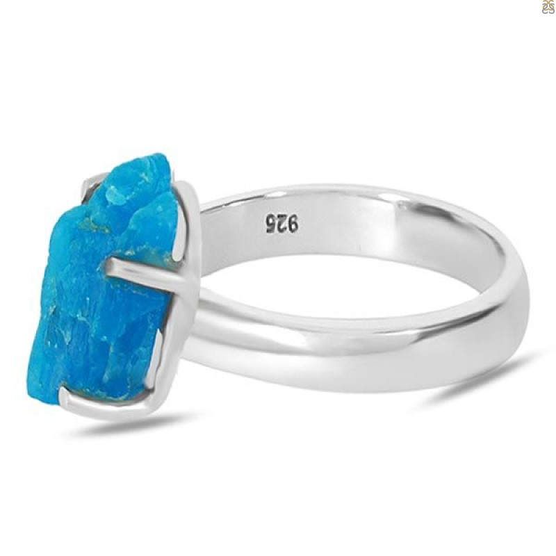 Neon Apatite Rough Adjustable Ring-ADJ-R NAR-2-32
