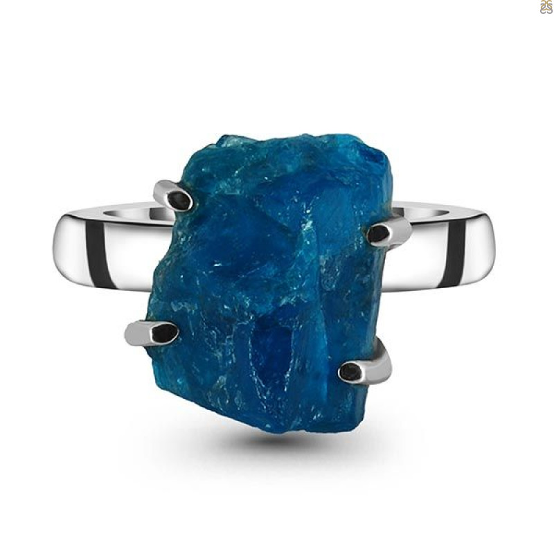Neon Apatite Rough Adjustable Ring-ADJ-R NAR-2-55