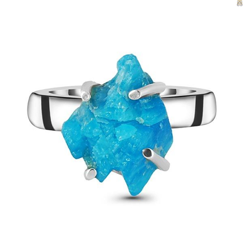 Neon Apatite Rough Adjustable Ring-ADJ-R NAR-2-63
