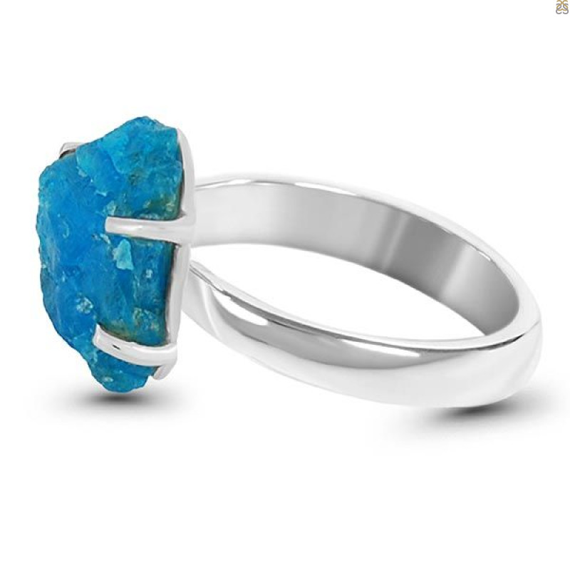 Neon Apatite Rough Adjustable Ring-ADJ-R NAR-2-64
