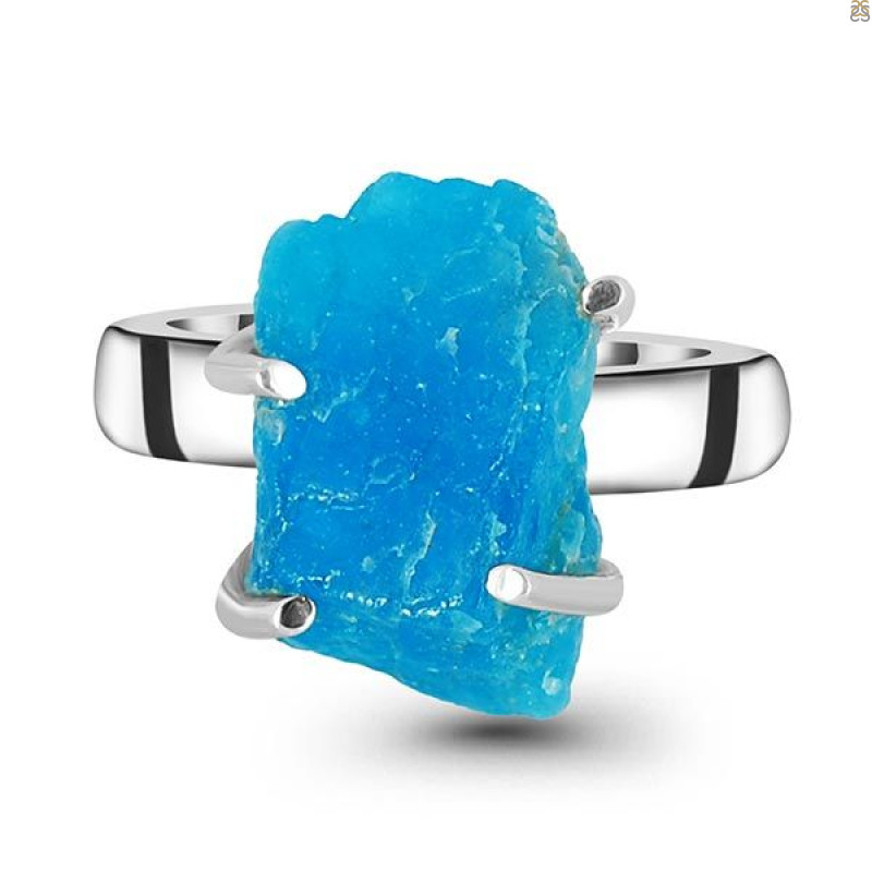 Neon Apatite Rough Adjustable Ring-ADJ-R NAR-2-68