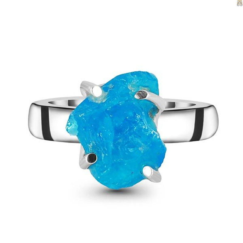 Neon Apatite Rough Adjustable Ring-ADJ-R NAR-2-70