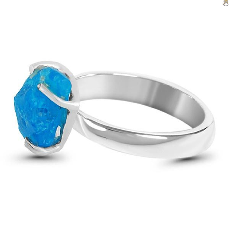 Neon Apatite Rough Adjustable Ring-ADJ-R NAR-2-70