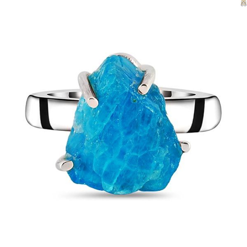 Neon Apatite Rough Adjustable Ring-ADJ-R NAR-2-93
