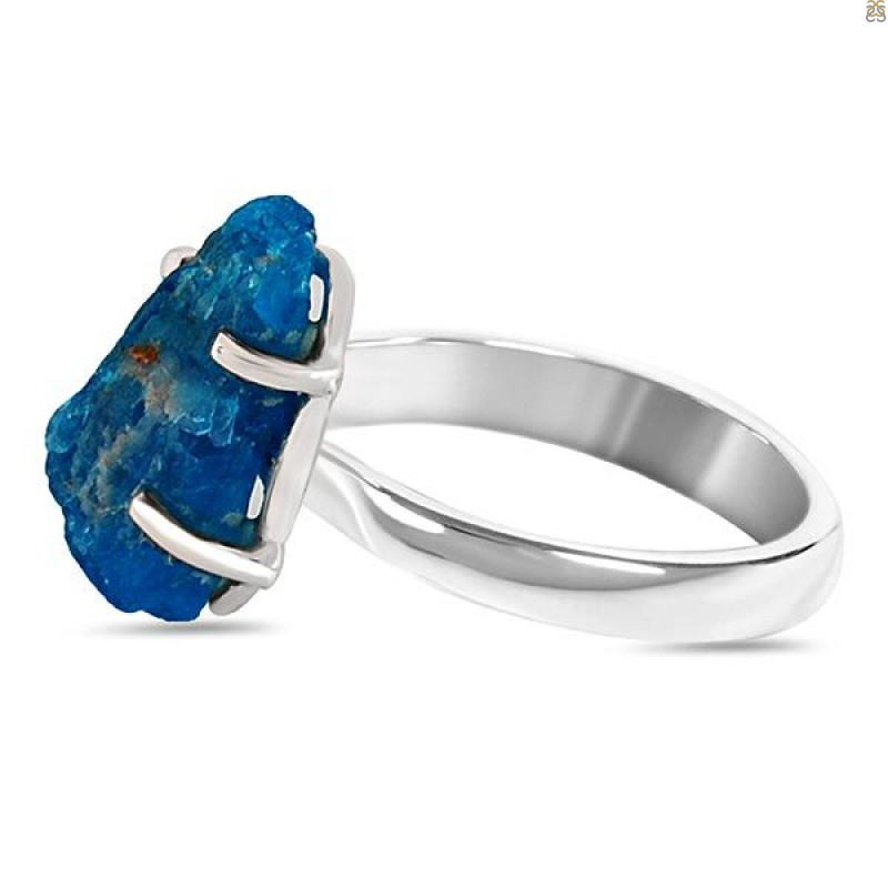 Neon Apatite Rough Adjustable Ring-ADJ-R NAR-2-96