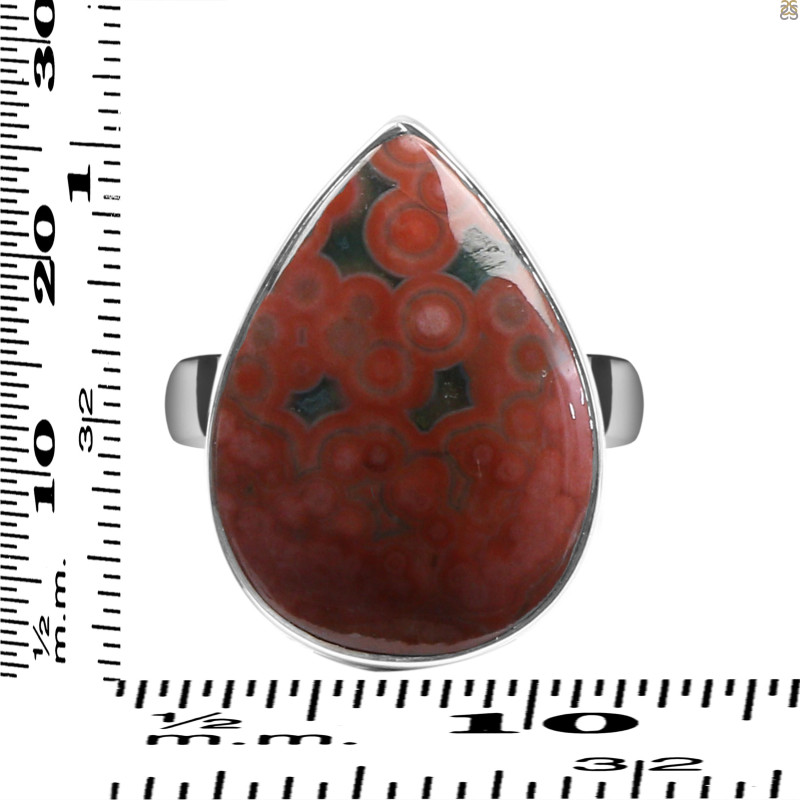 Ocean Jasper Adjustable Ring-ADJ-R OCJ-2-163