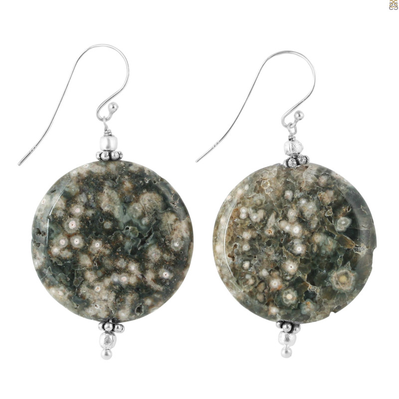 Ocean Jasper Beaded Earring-E BDD-OCJ-3-53