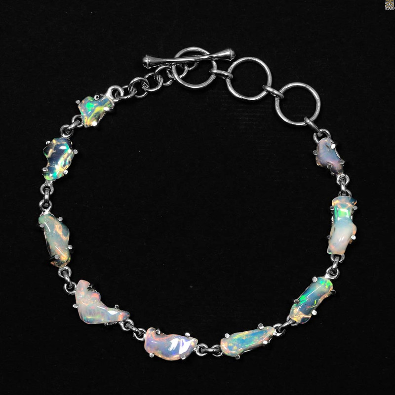 Opal Polished Nugget Bracelet-BSL OPL-11-10