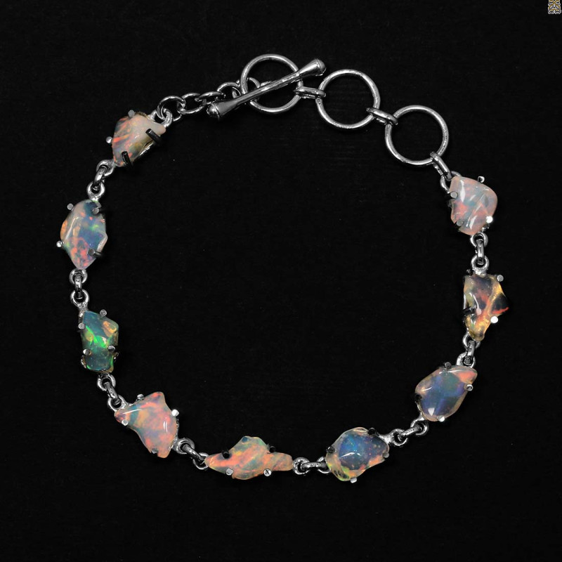 Opal Polished Nugget Bracelet-BSL OPL-11-16