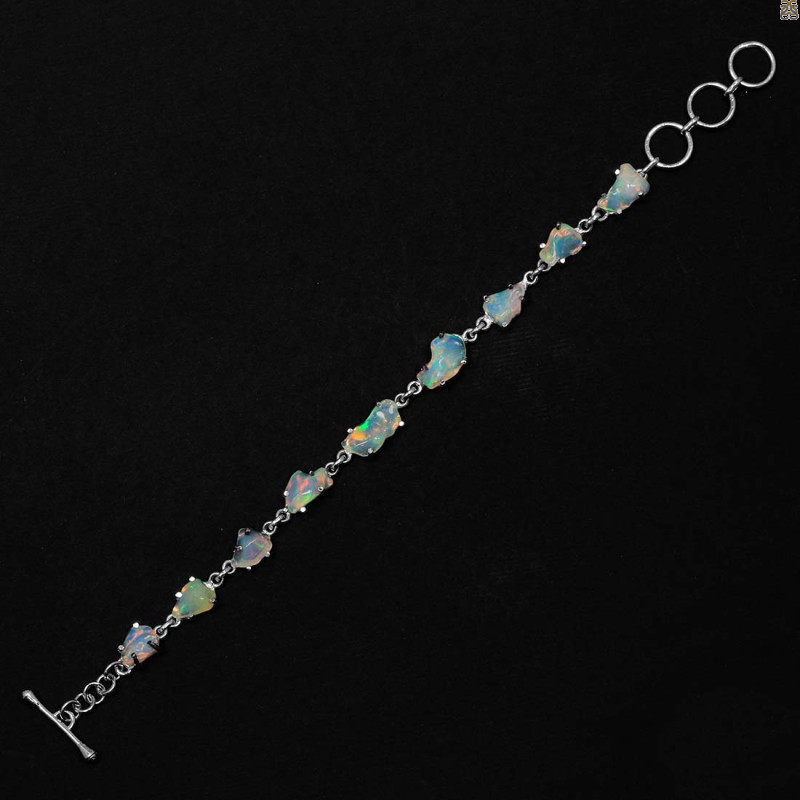 Opal Polished Nugget Bracelet-BSL OPL-11-17
