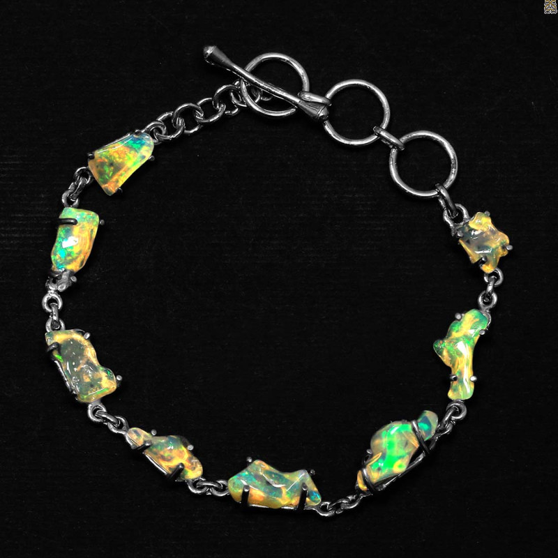 Opal Polished Nugget Bracelet-BSL OPL-11-29