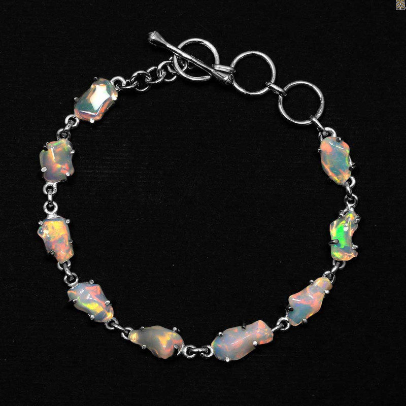 Opal Polished Nugget Bracelet-BSL OPL-11-31