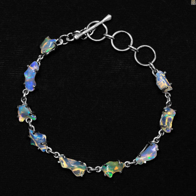 Opal Polished Nugget Bracelet-BSL OPL-11-35