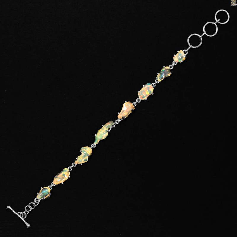 Opal Polished Nugget Bracelet-BSL OPL-11-4