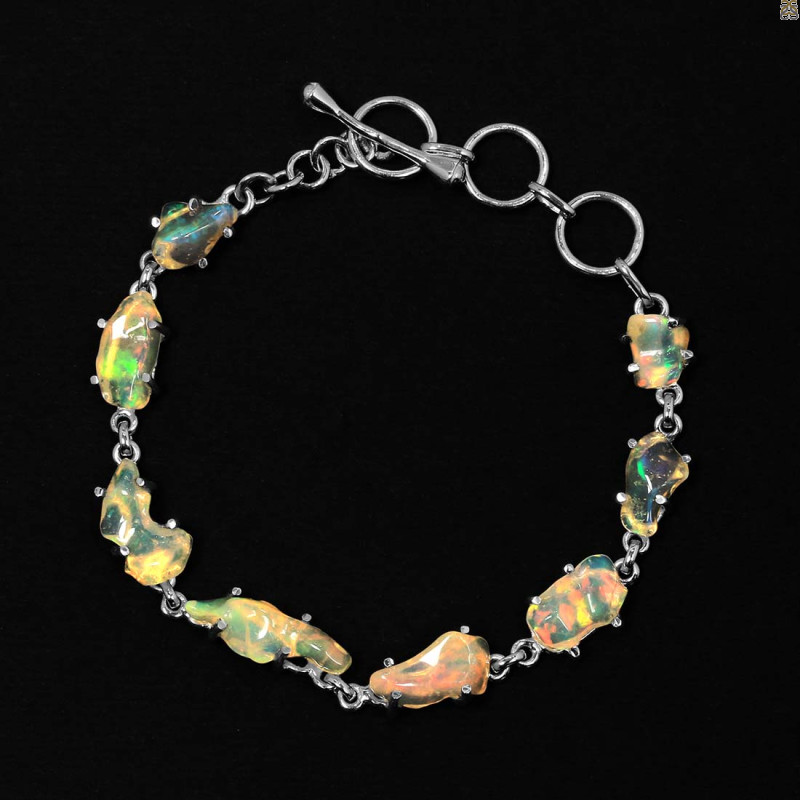 Opal Polished Nugget Bracelet-BSL OPL-11-4
